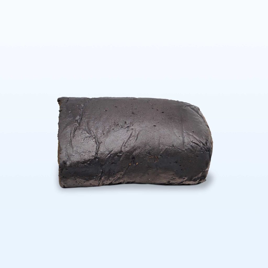 Libanesisches CBD-Harz, klebrige Textur, schwarze Farbe