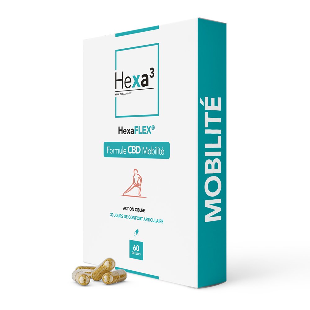 Hexa3 CBD photo produit gélules mobilité